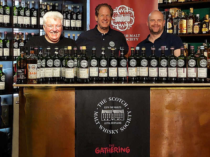 Whisky Auswahl bei der SMWS Road Show 2024