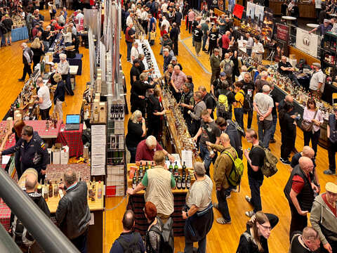 Vogelperspektive der Limburger Whiskyfair