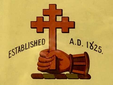 Kreuz in Hand Plakat