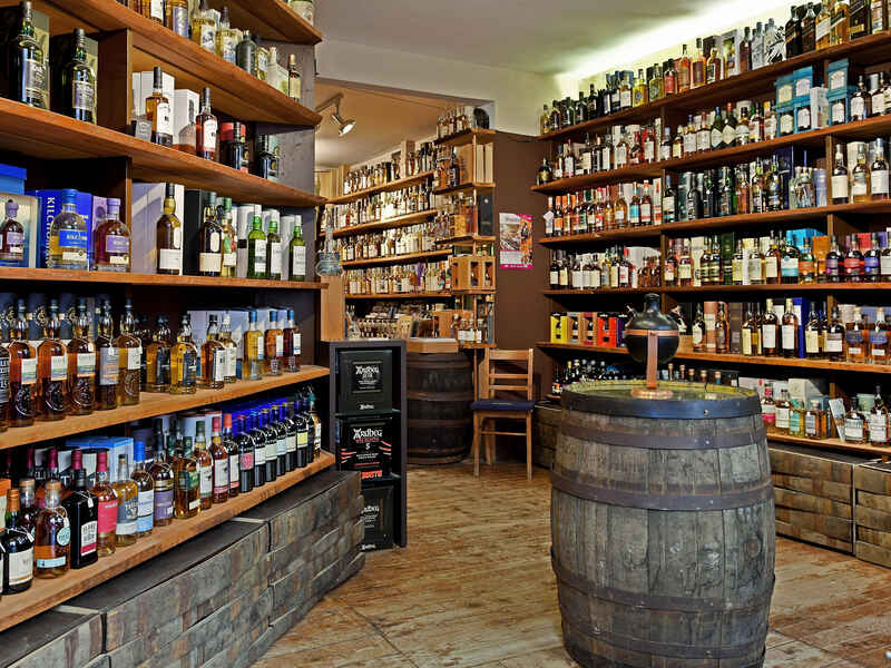 Eingangsbereich des Ladens