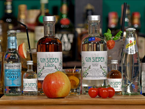 Das ganze Gin 7 Sortiment
