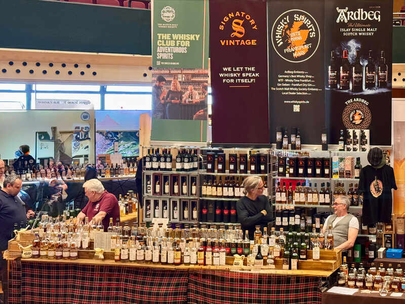 unser Messestand auf der Limburger Whiskyfair